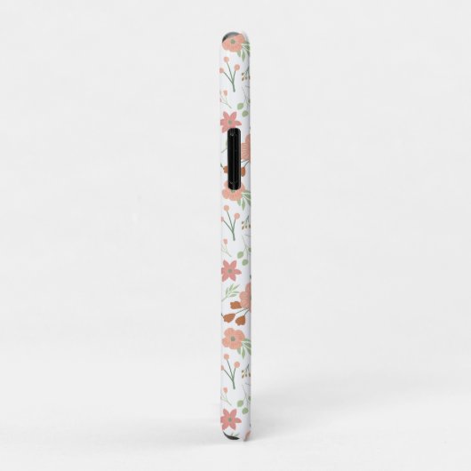 Boho Floral Earth Tones Custom Blume Case-Mate iPhone Hülle (Hinten/Rechts)