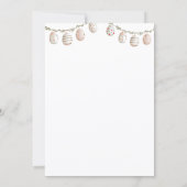 Boho Floral Easter Brunch Invitation Einladung (Rückseite)