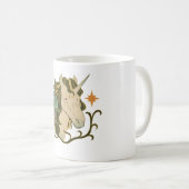 Boho-Floral-Einhorn-Kaffeetasse   Kaffeetasse (VorderseiteRechts)