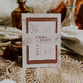 Boho Floral Einladungsbanderole