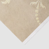 Boho Floral Ephemera Design Series #12 Seidenpapier (Ausschnitt)