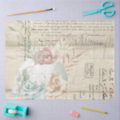 Boho Floral Ephemera Design Series #6 Seidenpapier (Basteln)