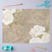 Boho Floral Ephemera Design Series #8 Seidenpapier (Basteln)