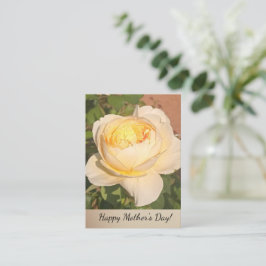 Boho Floral Ephemera photo Mitteilungskarte