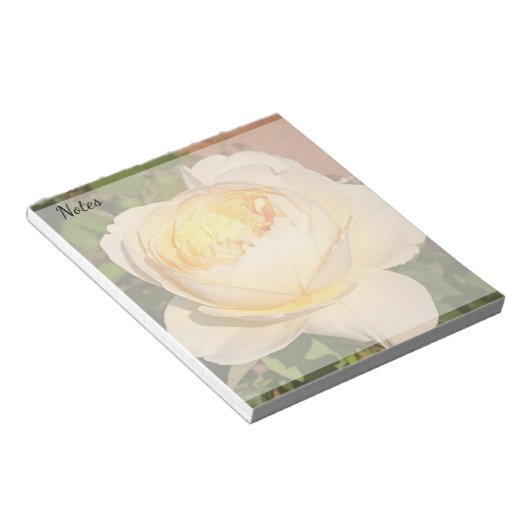 Boho Floral Ephemera photo Notizblock (angewinkelt)