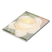 Boho Floral Ephemera photo Notizblock (Rotiert)
