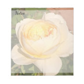 Boho Floral Ephemera photo Notizblock (Vorderseite)