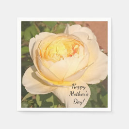 Boho Floral Ephemera photo Serviette