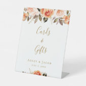 Boho Floral Fall Cards and Gifts Wedding Sockelschild (Vorderseite)