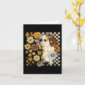 Boho Floral Fall Ghost Erntedank Herbst Vibes H Karte (Gelbe Blume)