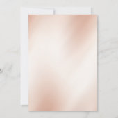 Boho Floral Fall in Liebe Babydusche Einladung (Rückseite)