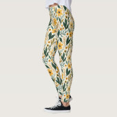 Boho Floral Fantasy Leggings (Links)