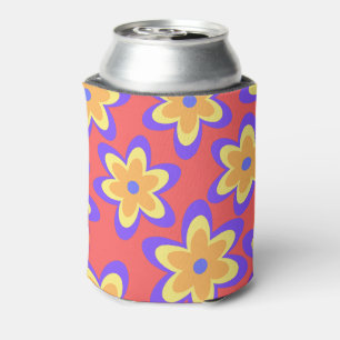 Boho Floral farbenfrohe Muster Dosenkühler