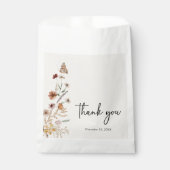 Boho Floral Favor Bag Geschenktütchen (Vorderseite)