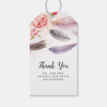 Boho Floral Feathers