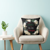 Boho Floral First Christmas Personalisiert Kissen (Stuhl )