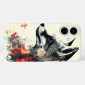 Boho Floral Fox Wildlife Nature Case-Mate iPhone Hülle (Rückseite (Horizontal))