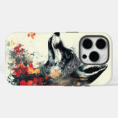 Boho Floral Fox Wildlife Nature Case-Mate iPhone Hülle (Rückseite (Horizontal))