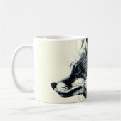 Boho Floral Fox Wildlife Nature Kaffeetasse (Links)