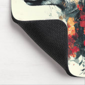 Boho Floral Fox Wildlife Nature Mousepad (Ecke)
