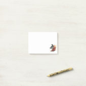 Boho Floral Fox Wildlife Nature Post-it Klebezettel (Auf Schreibtisch)