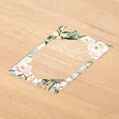 Boho Floral Frame Bridal Luncheon Brautparty Acryleinladungen (Ablage )