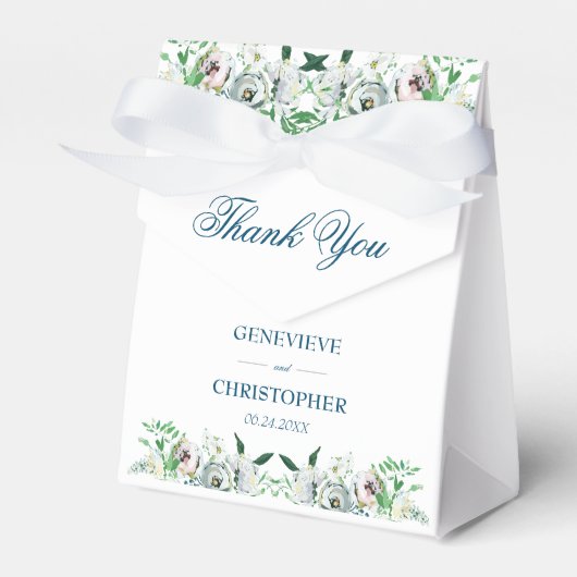 Boho Floral Geometric Wedding Geschenkschachtel (Vorderseite)