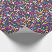 Boho floral geschenkpapier (Ecke)