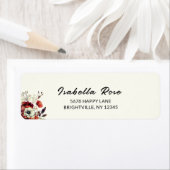 Boho Floral Grad Abschluss Mail Rücksendeadresse (Insitu)