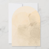 Boho Floral Graduation Party Einladung (Rückseite)