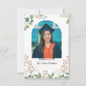 Boho Floral Graduation Party Invitation (Vorderseite)