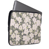 Boho Floral Grau Butter Yellow Pink Design Laptopschutzhülle (Vorne Rechts)