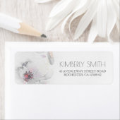 Boho Floral Gray Blush Wasserfarben Hochzeitsfeier (Insitu)