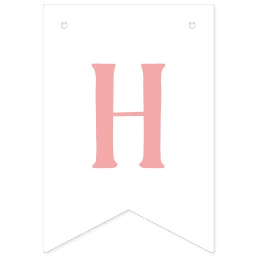 Boho Floral Happy Birthday Wimpelkette (Zweite Fahne)