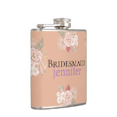 Boho Floral Heart Flachmann (Rechts)