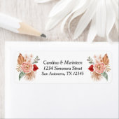 Boho Floral Heart White (Insitu)