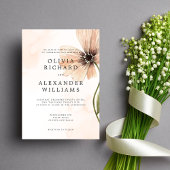 Boho Floral Herbst Einladung zur Hochzeit