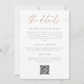 Boho-Floral-Herbst-QR-Code-All-in-One-Brautjungges Einladung (Rückseite)