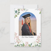 Boho Floral High School Graduation Party  (Vorderseite)