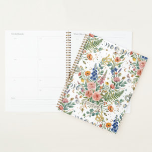Boho-Floral Himmlischer Mond & Schlangen Botanisc Planer