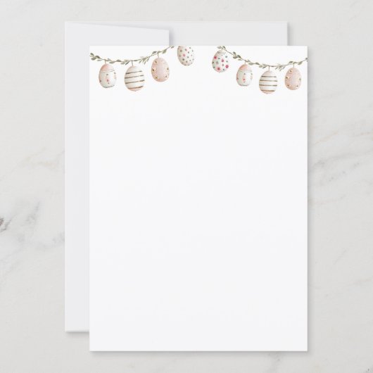 Boho Floral Hop Two It Birthday Einladung (Rückseite)