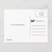 ©Boho Floral Hunt ist Save the Date vorbei Ankündigungspostkarte (Rückseite)