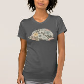 Boho Floral Igel T-Shirt (Vorderseite)