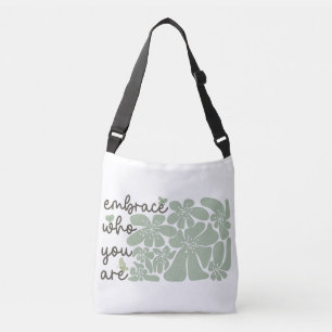 Boho floral Inspiration Motivierend Zitate Tragetaschen Mit Langen Trägern