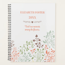Boho Floral Inspiration Zitatsplaner Planer