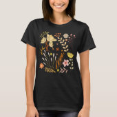 Boho Floral Inspiriert T-Shirt (Vorderseite)