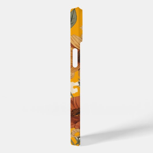 Boho Floral iPhone & iPad Case | Terracotta (Rückseite / Rechts)