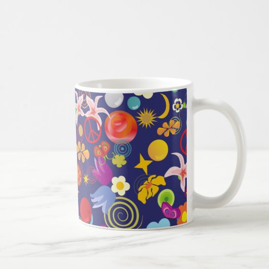 Boho floral kaffeetasse (Rechts)