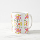 Boho Floral Kaffeetasse (VorderseiteRechts)