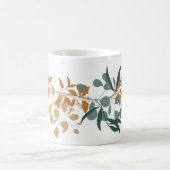 Boho Floral Keramik Tasse, Kaffee Cup für Pflanze  Kaffeetasse (Mittel)